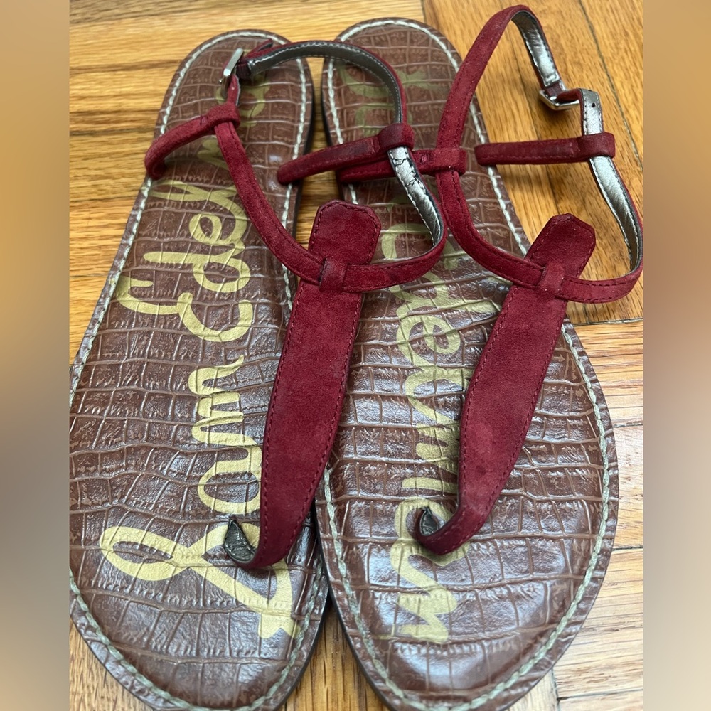 Sam Edelman - Burgundy Sandals